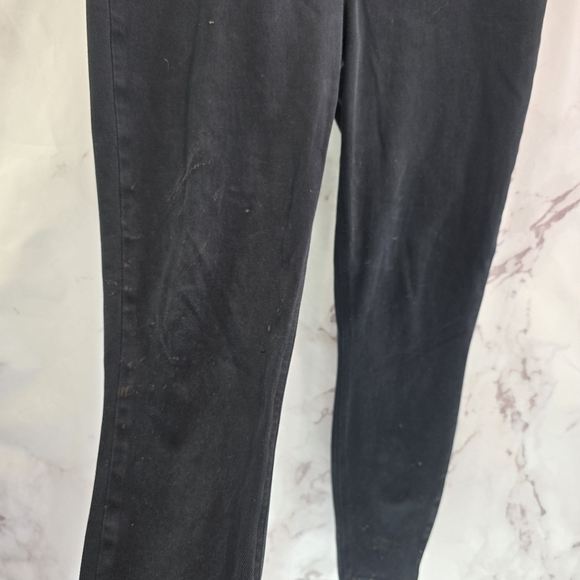 Spanx Leggings Womens XL Black Jeanish  Ankle Pants Crop High Rise Jeggings - Picture 9 of 12